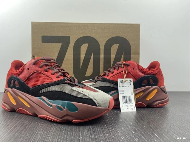 HQ6979 Adidas Boost Yeezy 700 Hi-Res Red 0911